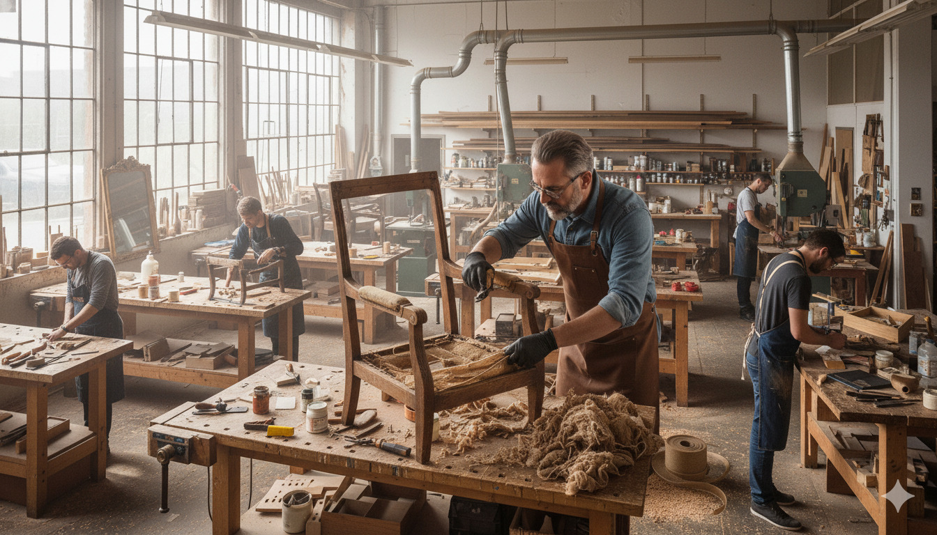 Furniture preparation work